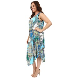 Plus Size Kaleidescope Medallion Maxi