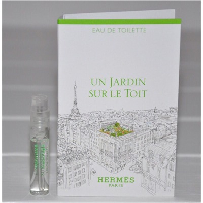 HERMES UN JARDIN SUR LE TOIT edt 2ml пробник