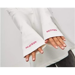 Универсальная уличная футболка из чистого хлопка с длинными рукавами