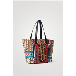 Bolso shopping bag bordados