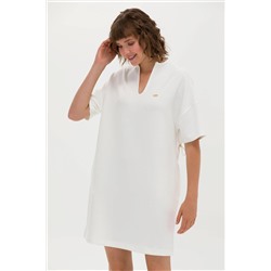 Kadın Krem Örme Elbise