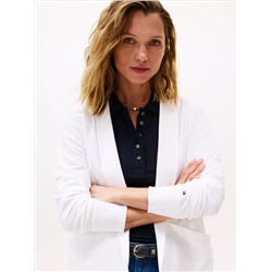 Shawl-Collar Sweatshirt Cardigan