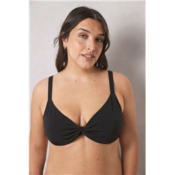 Top bikini halter negro