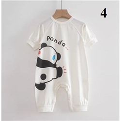 Крутой детский комбинезон для мальчиков и девочек с короткими рукавами