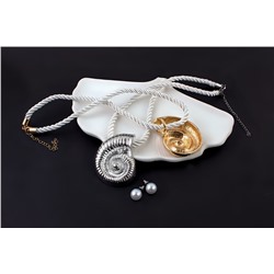 Колье  "Морская симфония" на шнурке + Подарок