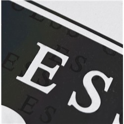 Футболка для пар из хлопка с лазерным принтом и буквами ГЕС*С