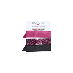 Cherokee Crystal Pink Jaguar Emi-Jay Hair Tie