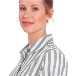 Damen Hemdbluse mit Längsstreifen