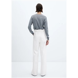 Jeans slouchy cintura elastica