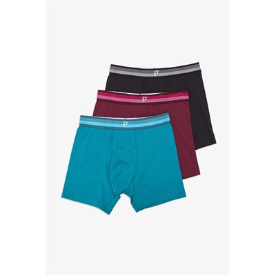 Penti Erkek Pamuklu Mix 3lü Çok Renkli Boxer
