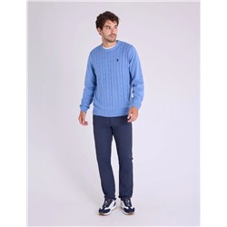 CABLE CREW NECK SWEATER