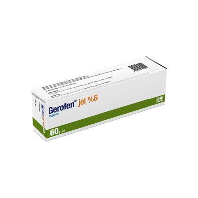 GEROFEN %5 jel 60 gr Klinik Özellikler