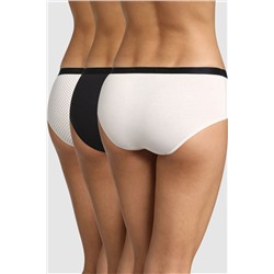 Pack 3 bragas culotte Pockets Coton