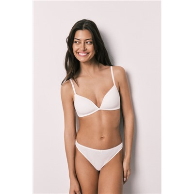 Pack 2 bragas clásicas algodón azul y blanca