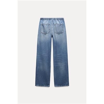 JEANS TRF RELAXED PIJAMERO TIRO MEDIO