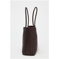 BRAIDED ELONGATED TOTE BAG