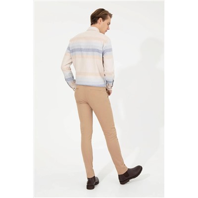 Erkek Camel Kanvas Pantolon