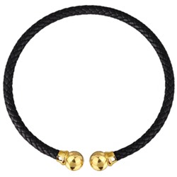 Колье-чокер Дуэт (бусина 16мм; покрытие золото), Есть комплект