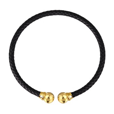 Колье-чокер Дуэт (бусина 16мм; покрытие золото), Есть комплект