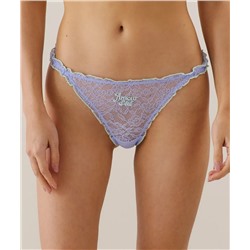 Encaje con bordado tanga