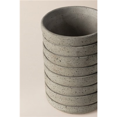 Ella Saksı - Soft Gri - 14 cm