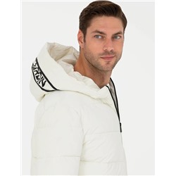 Ekru Slim Fit Mont