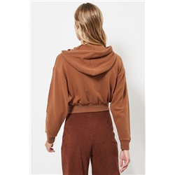 Sudadera con capucha - Camel