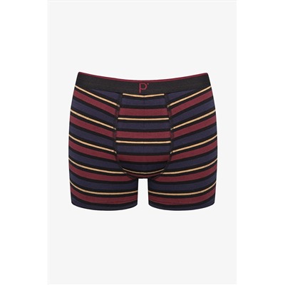 Penti Erkek Pamuklu Detailed 3lü Çizgili Çok Renkli Boxer