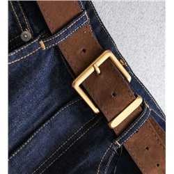 Женский джинсовый костюм  Куртка и джинсы с ремнем