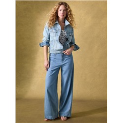 WOMEN'S LEGENDARY HIGH RISE DRAPEY TROUSER JEAN (длина 31)