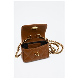 Bandolera de piel Ancarano Camel