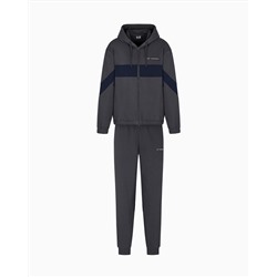 Athletic Colour Block cotton-blend tracksuit