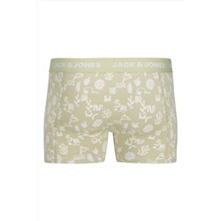 Jack & Jones Erkek Desenli 3'lü Boxer Paketi - Corals