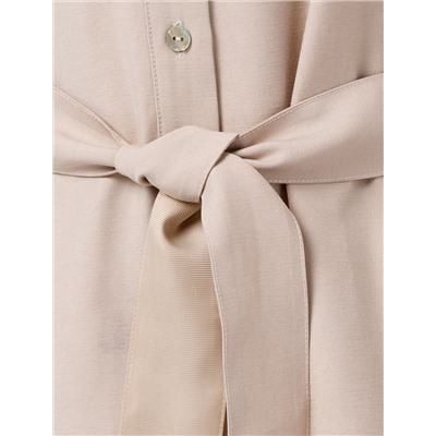 Платье-рубашка из плотного лиоцелла