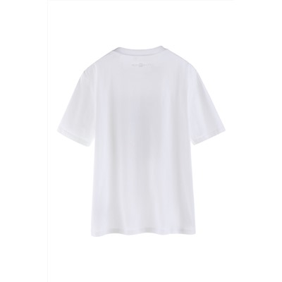 Camiseta Blanco y gris