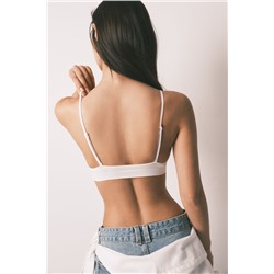 Sujetador triangular Seamless blanco