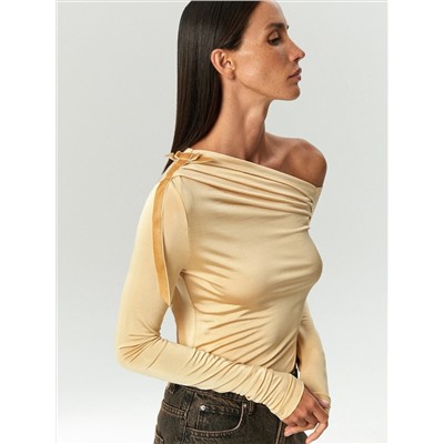 Лонгслив с ассиметрией, B3137/cosha