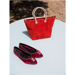 Комбо  Сalabera + Ab.Z PELLE Mini Shopper (440) Rojo АКЦИЯ