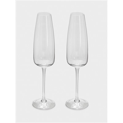 Бокал для шампанского, 300 мл, 2 шт, стекло, Melody