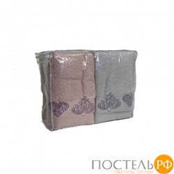 Полотенеце Карвен Elit 50*90 6шт.махра с вышивкой H 7000 ARMA