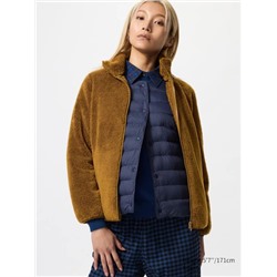 Fluffy Yarn Fleece Full-Zip Jacket