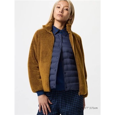 Fluffy Yarn Fleece Full-Zip Jacket