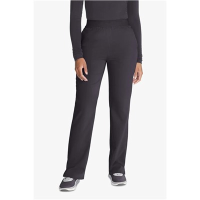 Cherokee Atmos Women's 5-Pocket STRETCH Coolmax Textured Elastic Waistband Cargo Scrub Pants