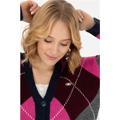 Kadın Lacivert Triko Hırka