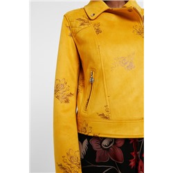 Chaqueta biker slim floral