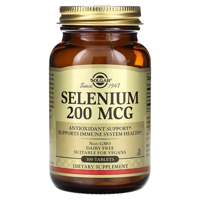 Selenium 200 mg  100 tab Solgar