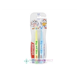 Elmex Brosse à Dents Débutant 0-3ans x2
