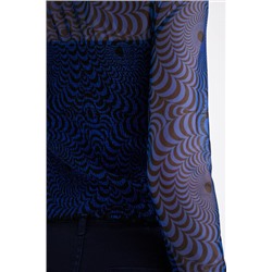 Camiseta fruncida tul psicodelia