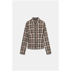 CHECKED FITTED SHIRT