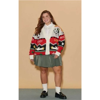 Женский тёплый кардиган, размеры plus size   FOREVE*R 21 & Disne*y